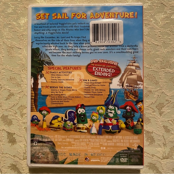 The Pirates Who Don’t Do Anything: A Veggietales Movie DVD - Picture 2 of 2